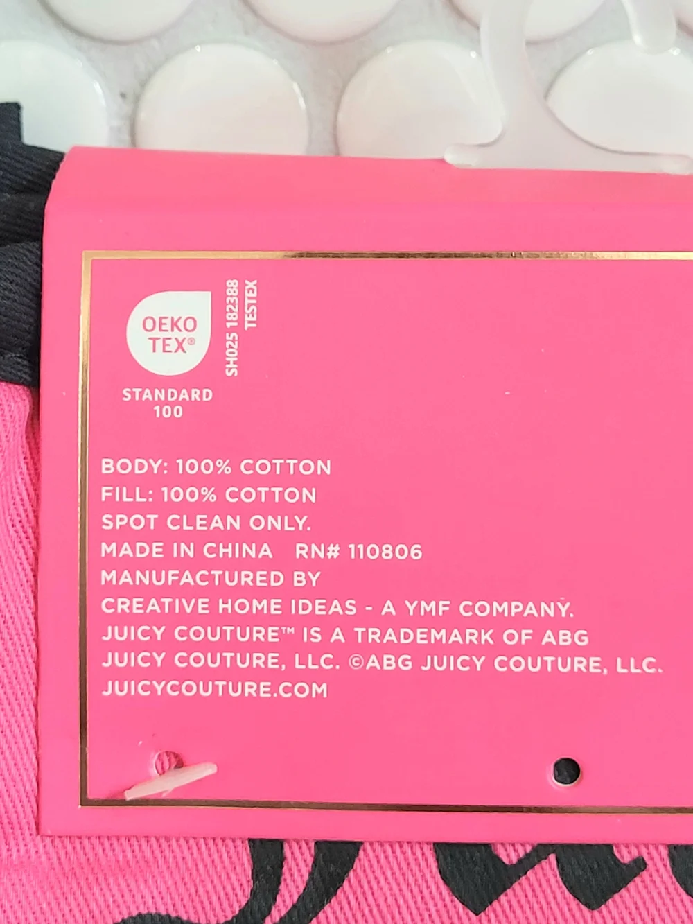 Juicy Couture Pink Oven Mitts - Set of 2